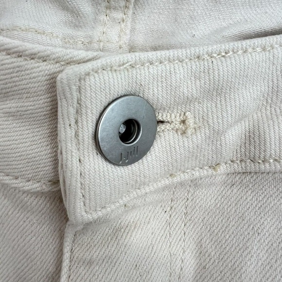 NEW J Jill Denim Jeans Women Size 18 Cream Modern Slim Boot Cut Stretch - Picture 4 of 14